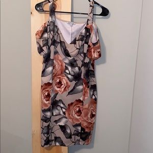 Off shoulder floral dress